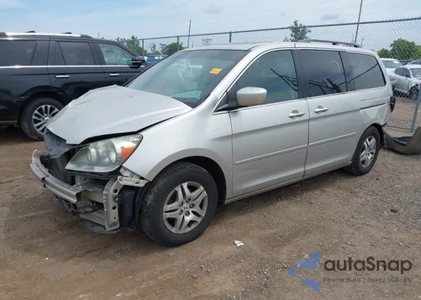 2006 Honda Odyssey Ex-L из США, поврежденный, VIN 5FNRL38616B401513